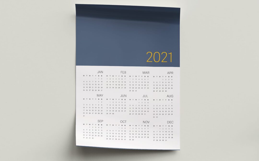 Minimalist Calendar 2021