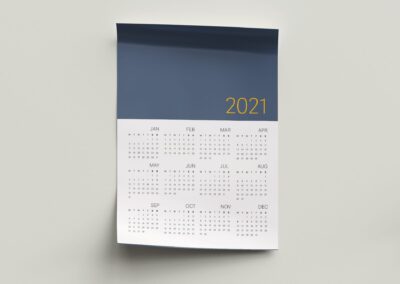 Minimalist Calendar 2021