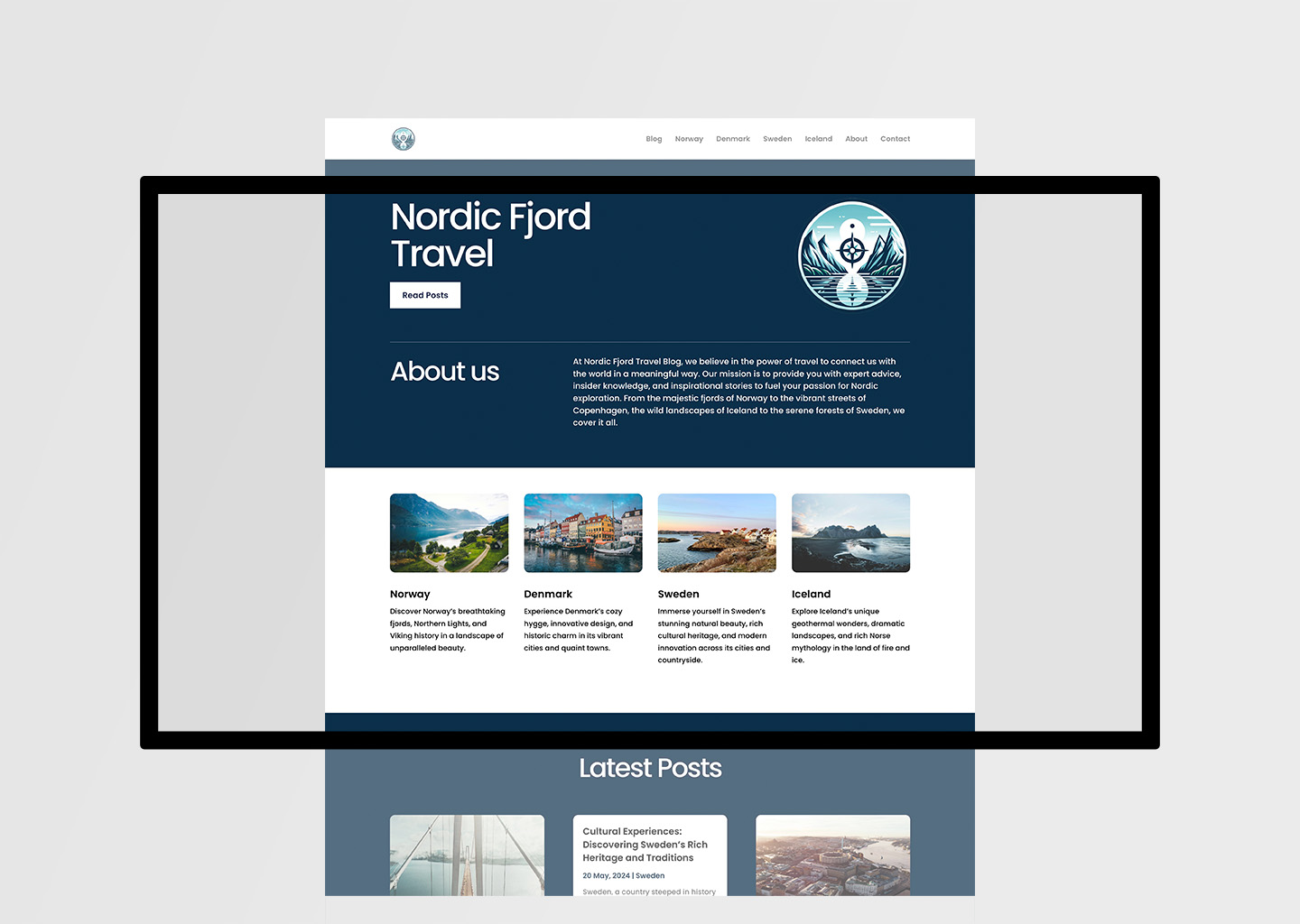 Nordic Fjord Travel Project Cover